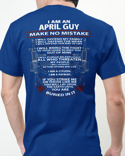 April Guy Patriot Tee - The Perfect T-Shirt For You DTSM04 (SKU07-37-04)