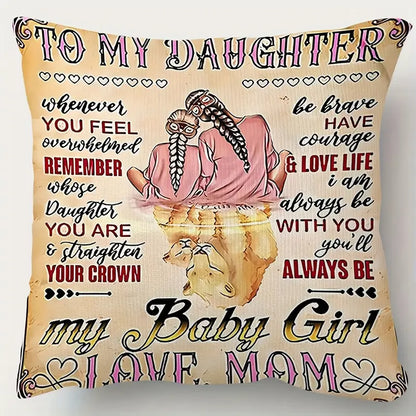 To My Daughter – A Special Gift from Mom - Pillow