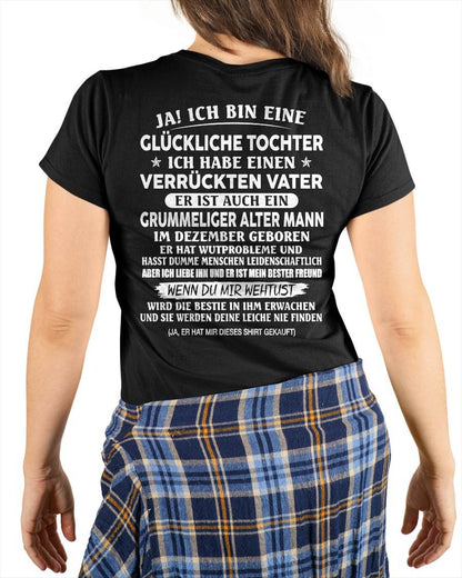 DEZEMBER – VERRÜCKTER VATER & GRUMMELIGER ALTER MANN – LUSTIGES GESCHENK FÜR TOCHTER VON PAPA - DTSM12 (SKU2605-168-12)