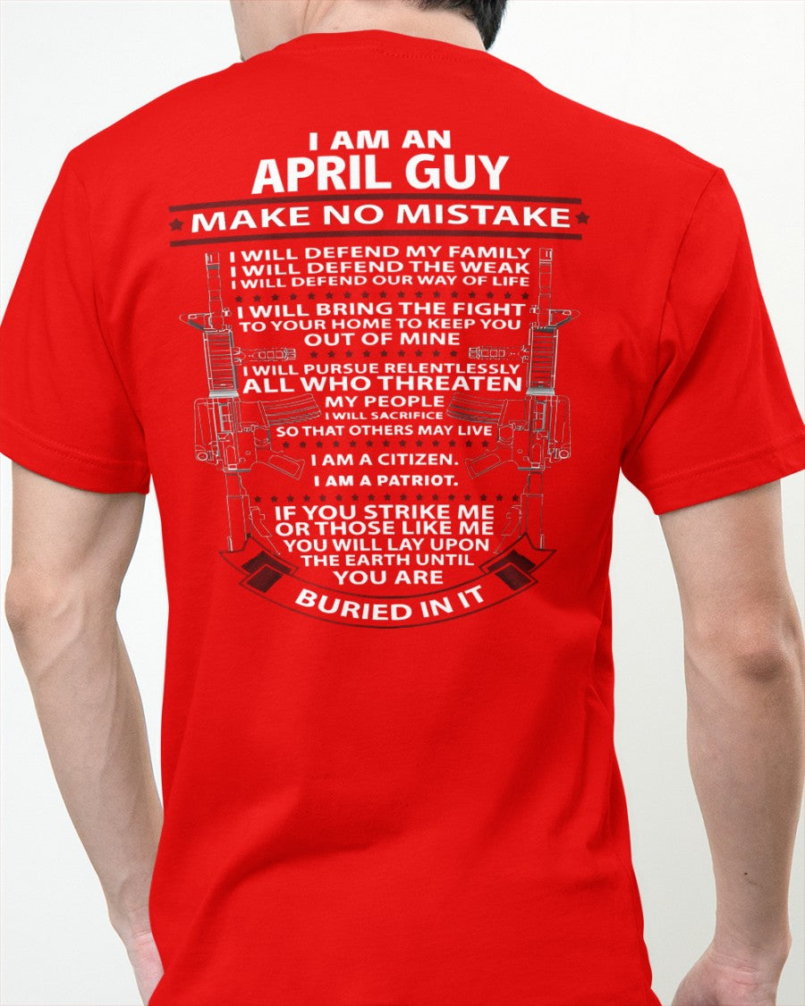April Guy Patriot Tee - The Perfect T-Shirt For You DTSM04 (SKU07-37-04)