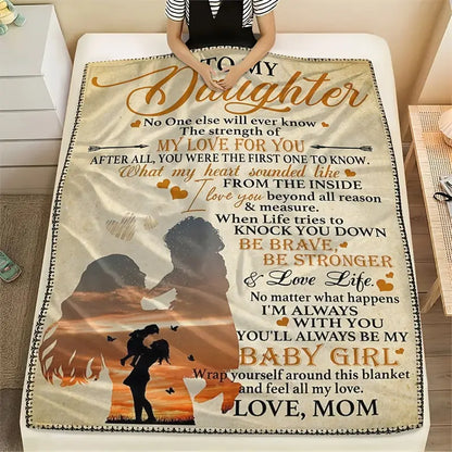 Special Gift For Your Daughter Blanket - From Mom