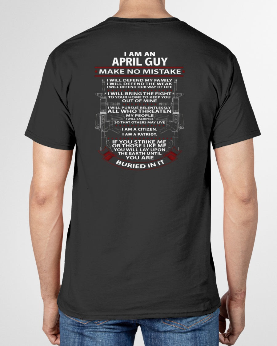 April Guy Patriot Tee - The Perfect T-Shirt For You DTSM04 (SKU07-37-04)