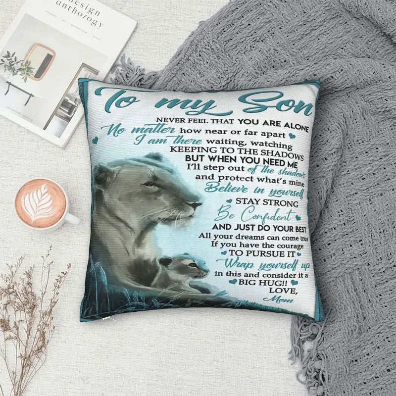 To My Son – A Special Gift from Mom - Pillow
