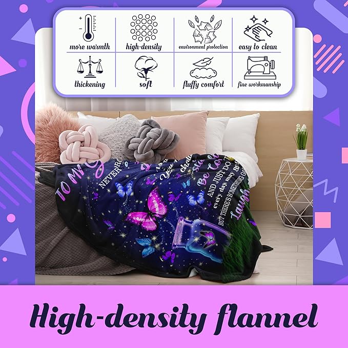 Special Gift For Your Granddaughter Blanket - From Grand (SKUB08-60)