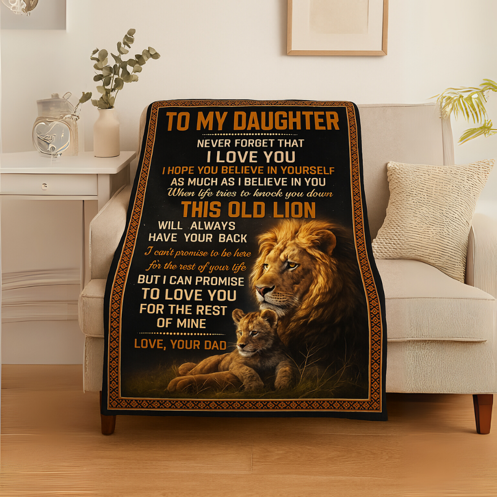 Special Gift For Your Daughter Blanket - From Dad (SKUB12-106)