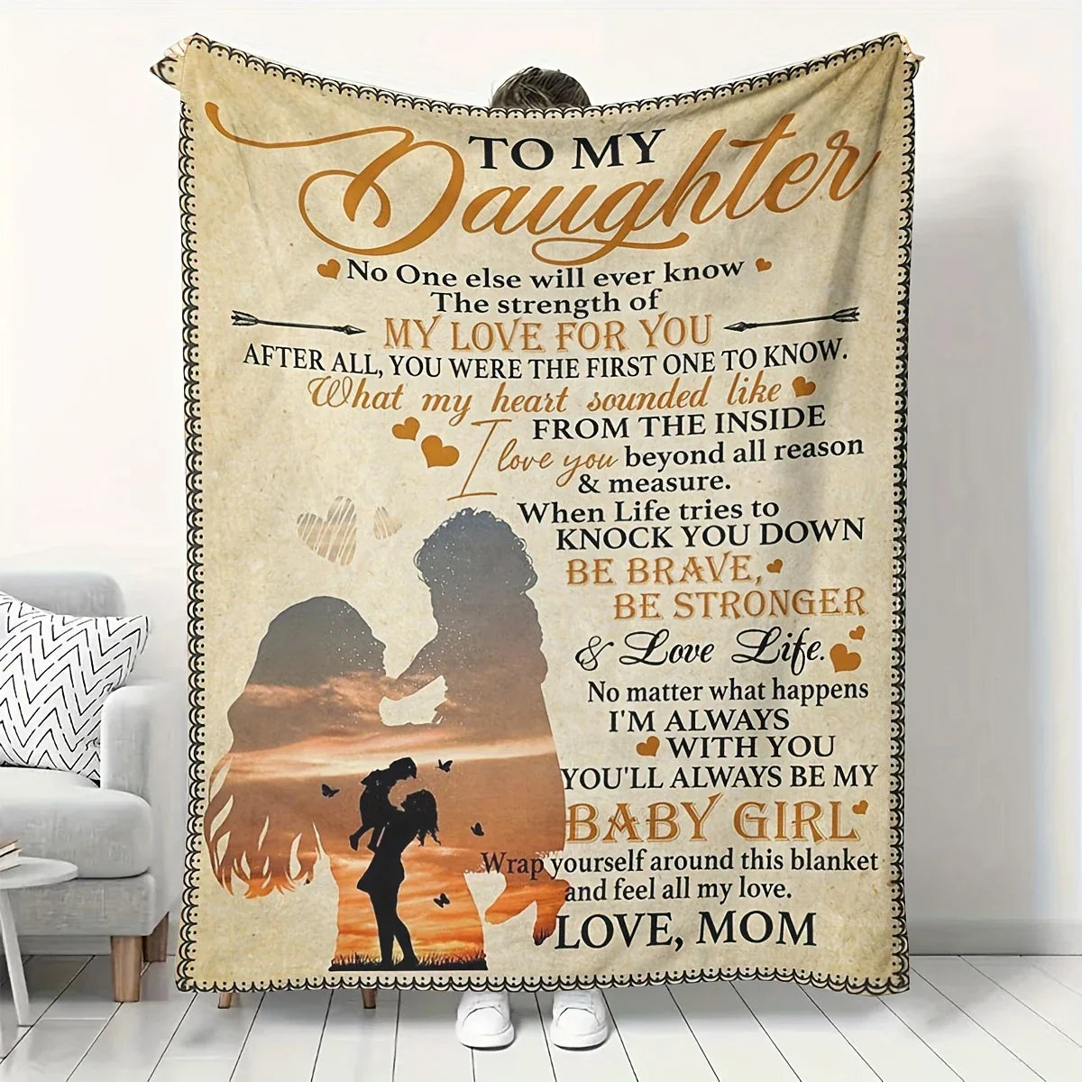 Special Gift For Your Daughter Blanket - From Mom