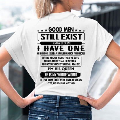 Good Men Still Exist - Perfect Gift for Your GirlFriend - DTSM00 (SKU-GMSAU-00)