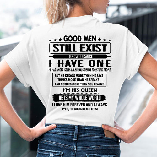 Good Men Still Exist - Perfect Gift for Your GirlFriend - DTSM00 (SKU-GMSAU-00)