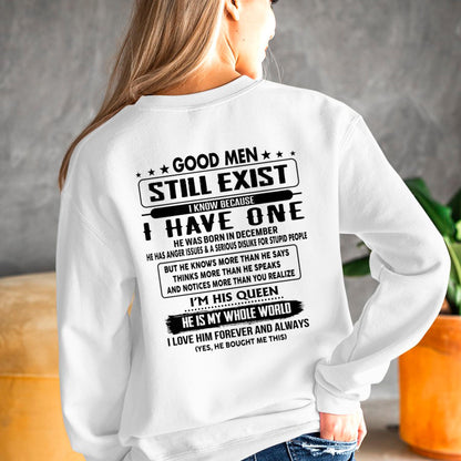 December - Good Men Still Exist - Perfect Gift for Your GirlFriend - DTSM12 (SKU-GMSAU-12)
