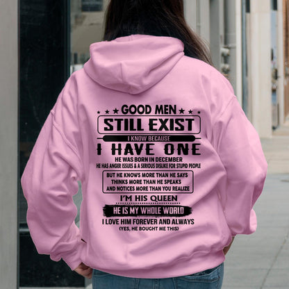 December - Good Men Still Exist - Perfect Gift for Your GirlFriend - DTSM12 (SKU-GMSAU-12)
