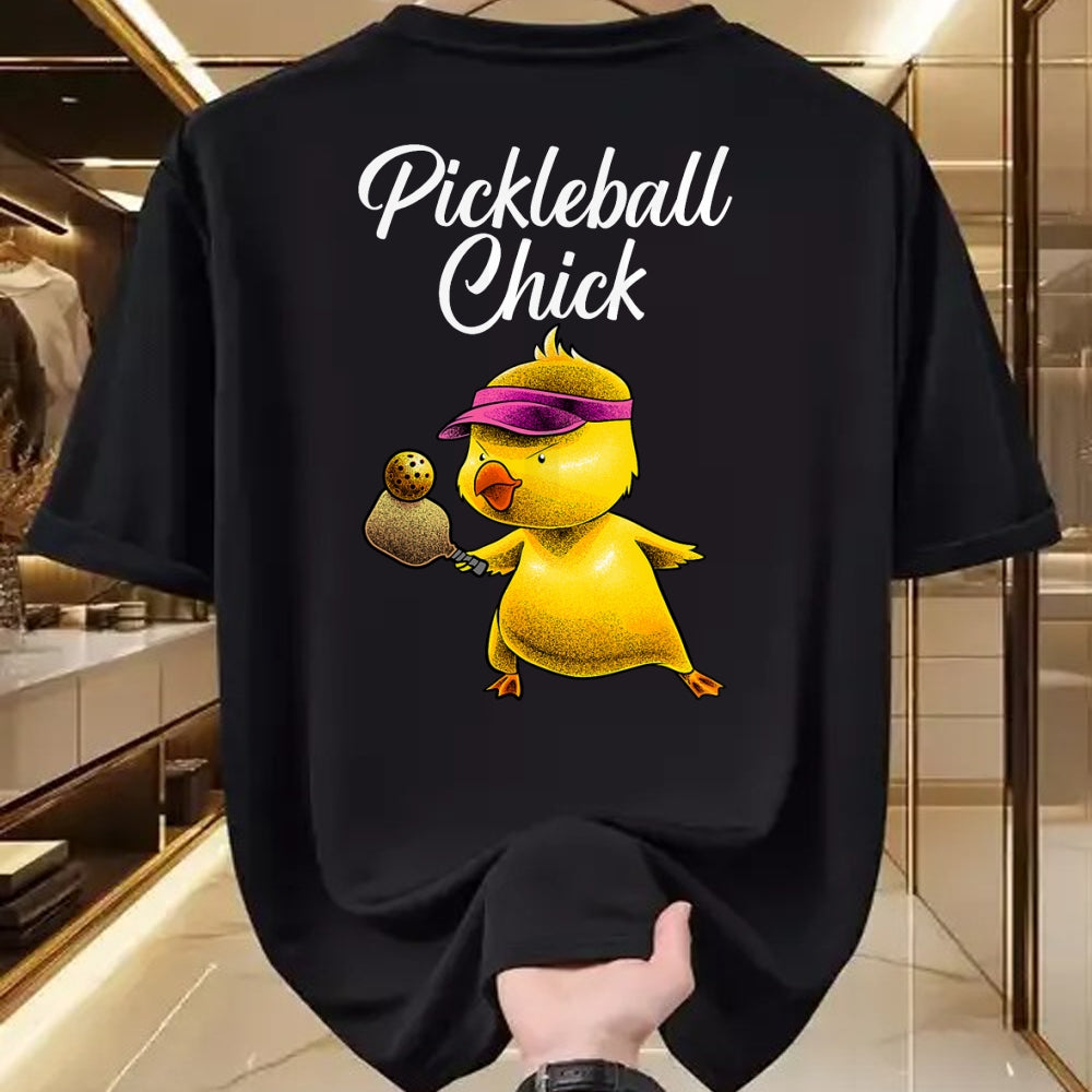 Funny Pickleball Shirt, Pickleball Lover Unisex T-Shirt/Hoodie/Sweatshirt HLT00 - Funny Pickleball Art For Women Girl Paddle Sport Chick Lover T-Shirt