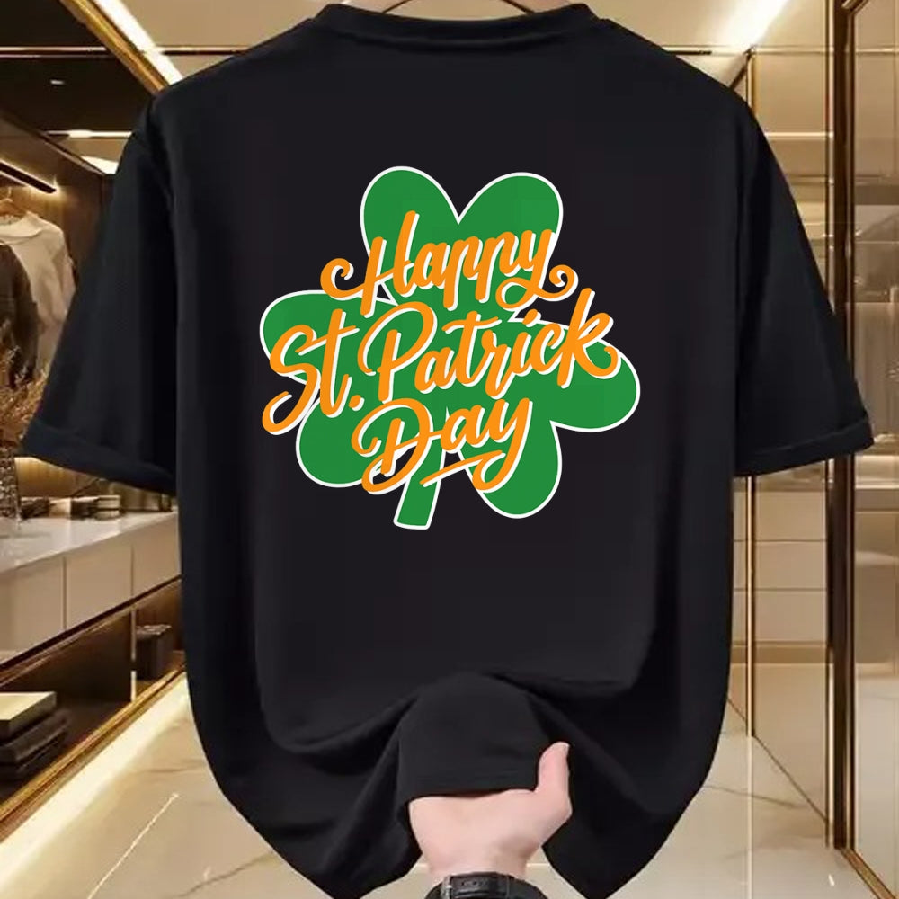Patrick Day Shirts for Family, Funny Patrick Day shirts, st patrick's day Unisex T-Shirt/Hoodie/Sweatshirt HLT00 - Happy St. Patrick_ Day Clover leaves Irish Ireland Shamrock T-Shirt