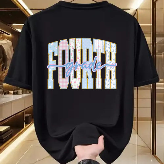 Best Student Shirt, Funny Back To School UnisexT-Shirt/Hoodie/Sweatshirt HLT00 - Preppy Fourth Grade Teacher 4th Grade Back to School Girls T-Shirt