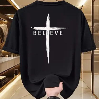 Christian Tee, Christian Faith Unisex T-Shirt/Hoodie/Sweatshirt HLT00 -  Believe Christian Cross Jesus Christ Christians Men Women T-Shirt