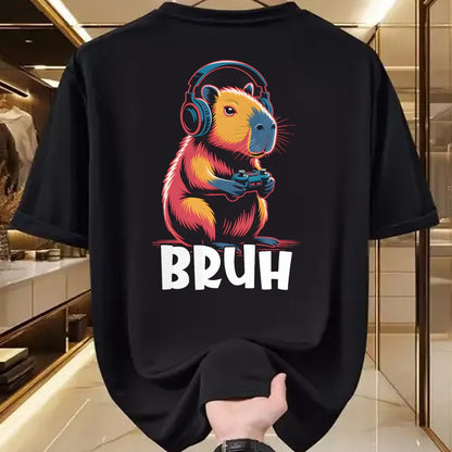 Cute Capybara Shirt, Funny Capybara UnisexT-Shirt/Hoodie/Sweatshirt HLT00 - Bruh Video Games Boys Capybara T-Shirt
