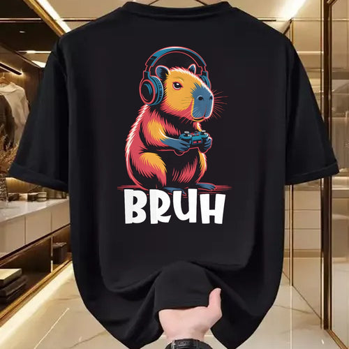 Cute Capybara Shirt, Funny Capybara UnisexT-Shirt/Hoodie/Sweatshirt HLT00 - Bruh Video Games Boys Capybara T-Shirt