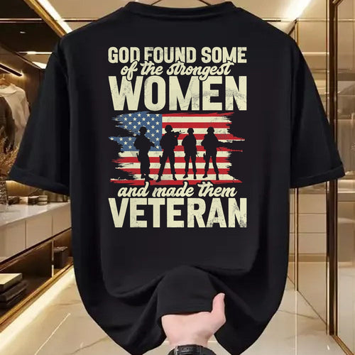 Proud Veteran Shirt, Funny Veteran UnisexT-Shirt/Hoodie/Sweatshirt HLT00 - Female Veteran Veteran_s Day Women Veteran Soldier Patriotic T-Shirt