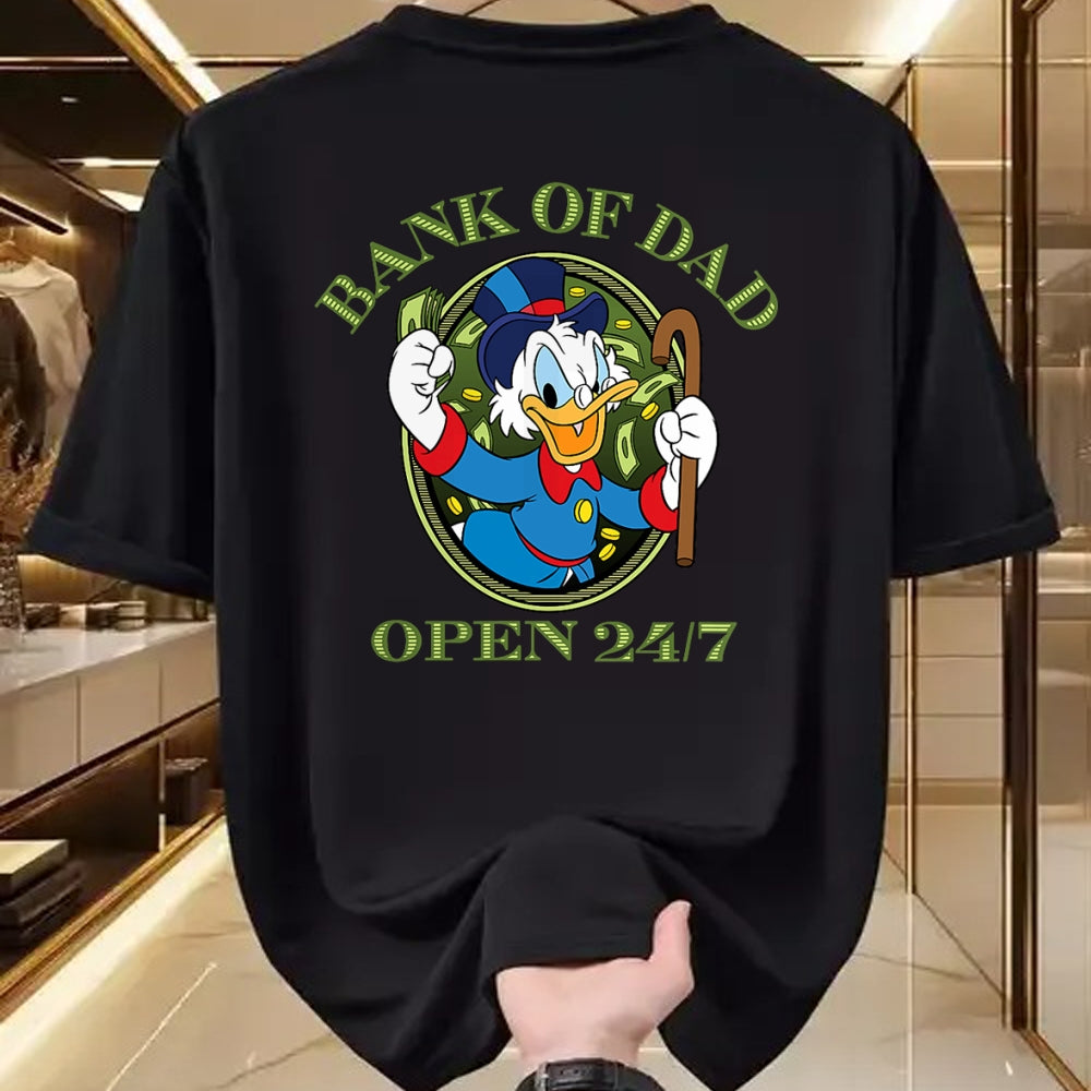 Gift for Dad Shirt, Funny Dad Unisex T-Shirt/Hoodie/Sweatshirt HLT00 – Disney DuckTales Bank of Dad T-Shirt
