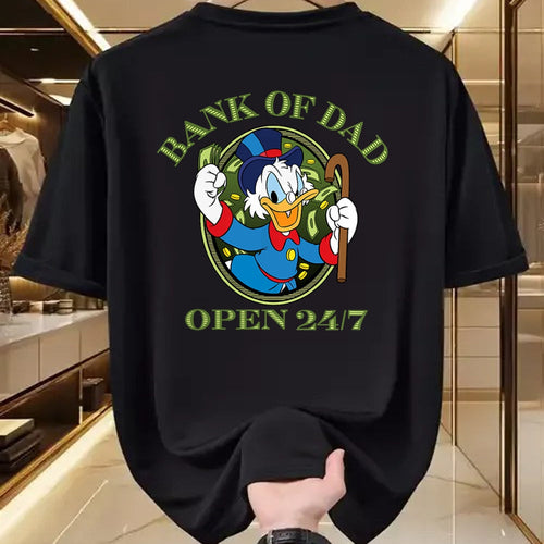 Gift for Dad Shirt, Funny Dad Unisex T-Shirt/Hoodie/Sweatshirt HLT00 – Disney DuckTales Bank of Dad T-Shirt