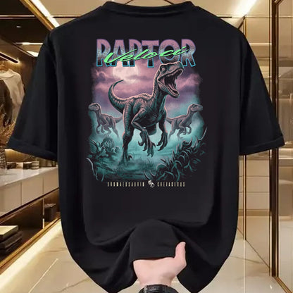 Best Dinosaur Lover Shirt, Funny Dinosaur UnisexT-Shirt/Hoodie/Sweatshirt HLT00 - Vintage Jurassic Dinosaur 90s T Rex and Triceratops Graphic T-Shirt