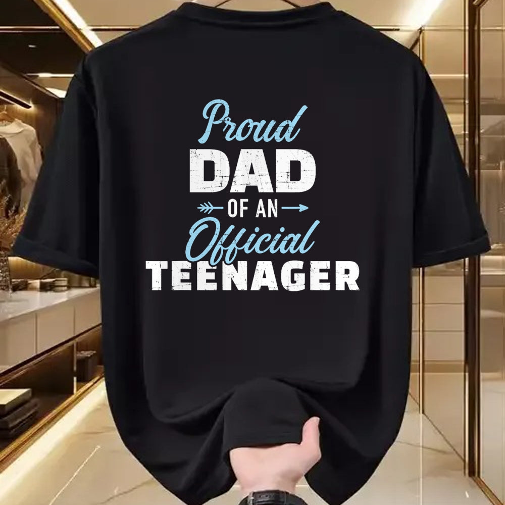 Gift for Dad Shirt, Funny Dad Unisex T-Shirt/Hoodie/Sweatshirt HLT00 – Proud dad of a teenager 13th birthday T-Shirt