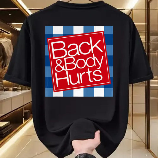 Best Thanksgiving Family Shirt , Funny Thanksgiving UnisexT-Shirt/Hoodie/Sweatshirt HLT00 -Funny Back & Body Hurts Getting Older Humor Design T-Shirt