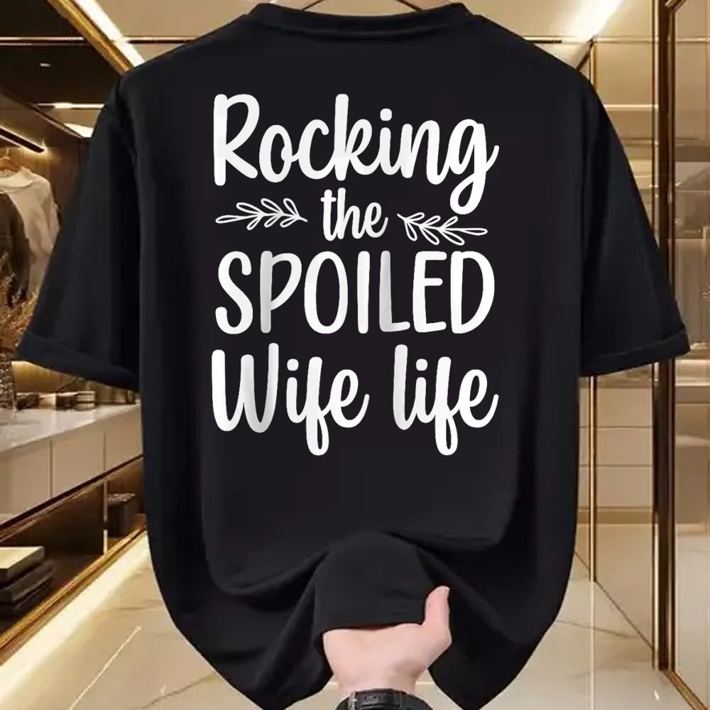 Best Wife Shirt, Wife and Husband Unisex T-Shirt/Hoodie/Sweatshirt HLT00 - Gift for wife T shirt, spoiled wife   Funny Spoiled Wife Art For Women Girls Husband Spoiled Wife Ra (12)