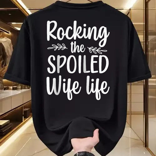 Best Wife Shirt, Wife and Husband Unisex T-Shirt/Hoodie/Sweatshirt HLT00 - Gift for wife T shirt, spoiled wife   Funny Spoiled Wife Art For Women Girls Husband Spoiled Wife Ra (12)