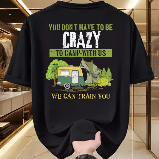 Funny Camping Shirt, Gift For Camping Lover Unisex T-Shirt/Hoodie/Sweatshirt HLT00 - Funny Camping Lover Crazy Camping Joke Gift Design Idea T-Shirt