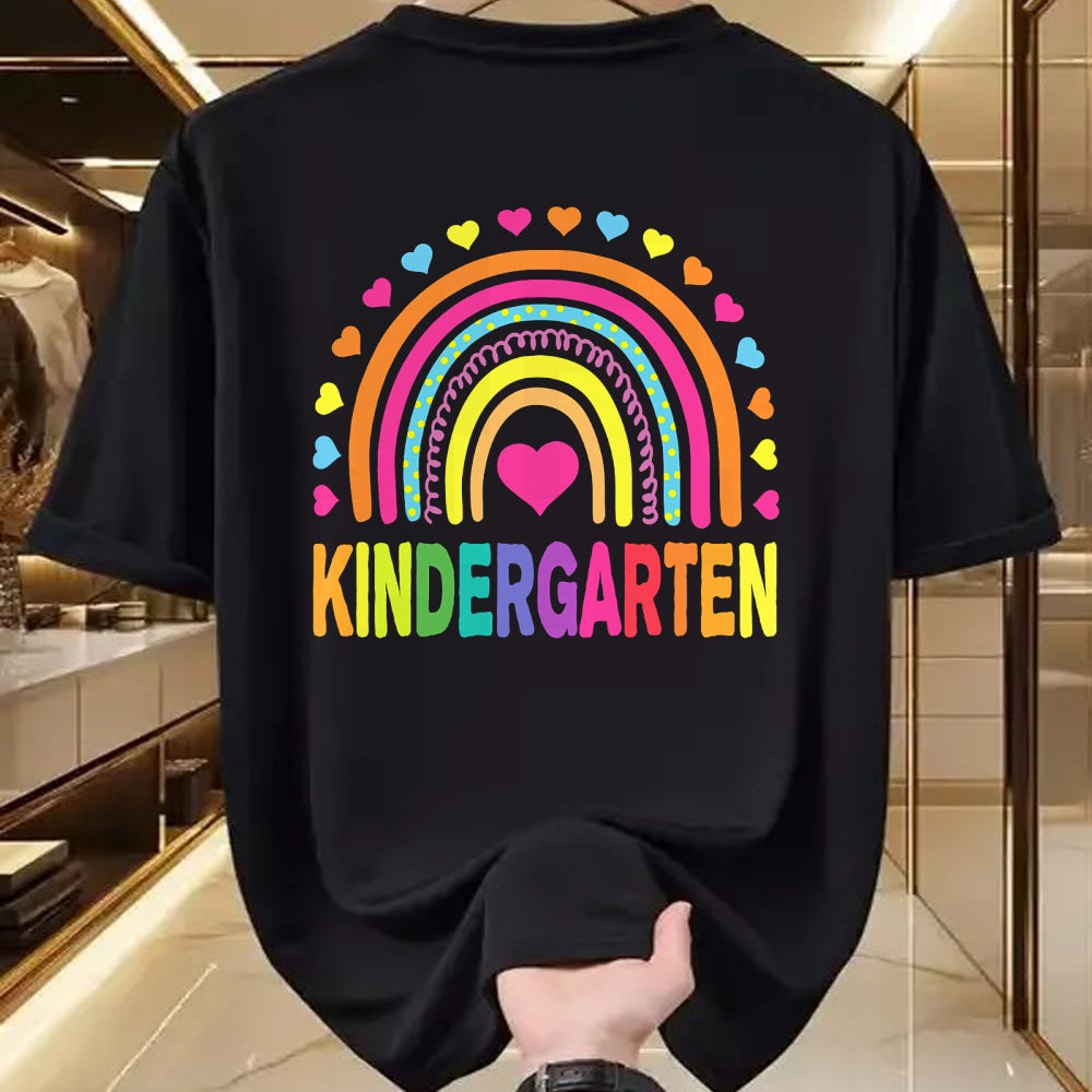 Best Student Shirt, Funny Back To School UnisexT-Shirt/Hoodie/Sweatshirt HLT00 - Kindergarten Rainbow Girls Boys Teacher Team Kinder Squad T-Shirt