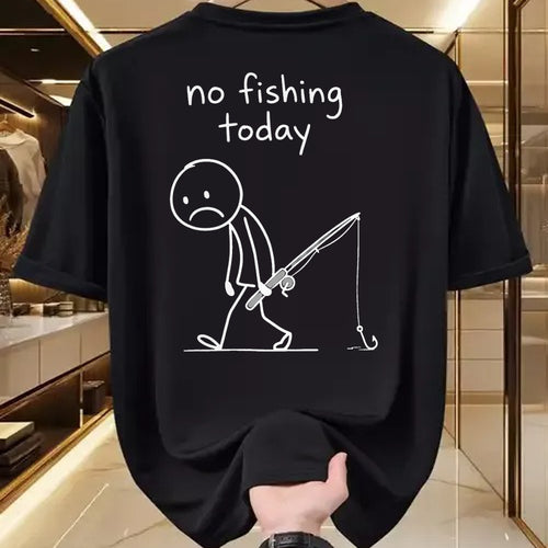 Funny Fishing Shirt, Gift For Fishing Lover Unisex T-Shirt/Hoodie/Sweatshirt HLT00 - No Fishing Today Funny Fishing Humor for Fisherman Dads T-Shirt