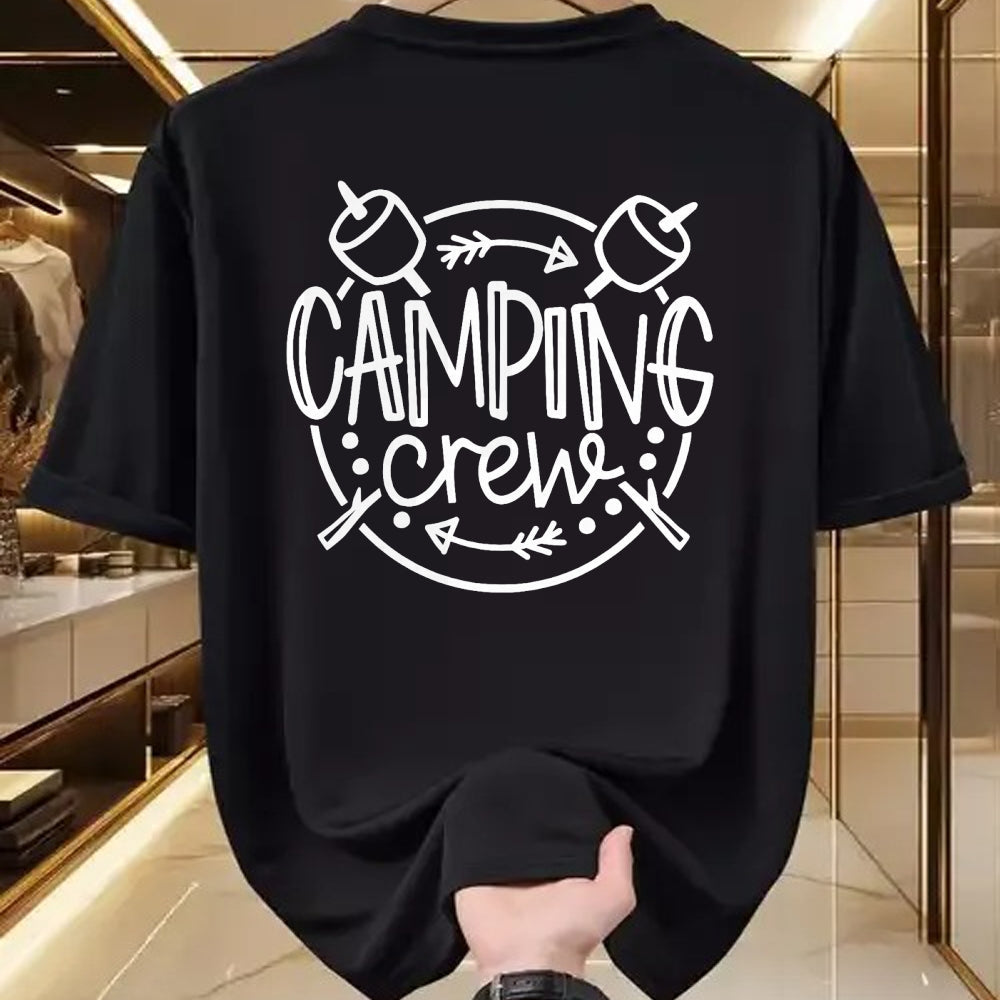 Funny Camping Shirt, Gift For Camping Lover Unisex T-Shirt/Hoodie/Sweatshirt HLT00 - Camping Matching Shirts for Family Camper Group Camping Crew T-Shirt