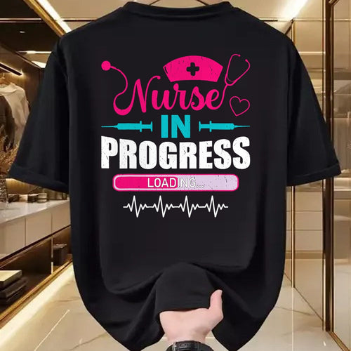 Funny Nurse Shirt, Nurse Unisex T-Shirt/Hoodie/Sweatshirt HLT00 - Nurse In Progress Nurse Funny Nursing School T-Shirt
