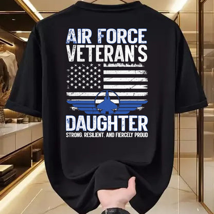 Proud Veteran Shirt, Funny Veteran UnisexT-Shirt/Hoodie/Sweatshirt HLT00 - Proud Daughter of A Air Force Veteran Daughter Veterans Day T-Shirt