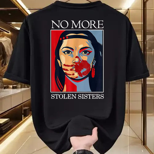 Native American T-Shirts, Vintage Native American Unisex T-Shirt/Hoodie/Sweatshirt HLT00 - Honor Awareness Native Americans No More Stolen Sisters