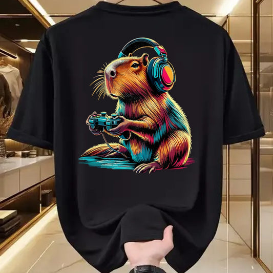 Cute Capybara Shirt, Funny Capybara UnisexT-Shirt/Hoodie/Sweatshirt HLT00 - Capybara Funny Video Games Capybara T-Shirt
