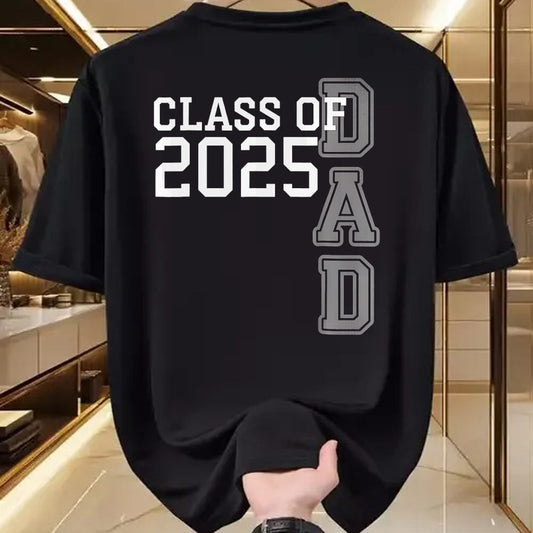 Gift for Dad Shirt, Funny Dad Unisex T-Shirt/Hoodie/Sweatshirt HLT00 – Dad Senior 2025 Proud Dad Of A Class Of 2025 Graduate Father T-Shirt