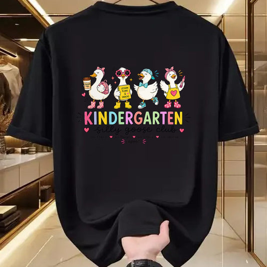 Best Student Shirt, Funny Back To School UnisexT-Shirt/Hoodie/Sweatshirt HLT00 - Kindergarten Silly Goose Club Teacher Funny Back to School T-Shirt
