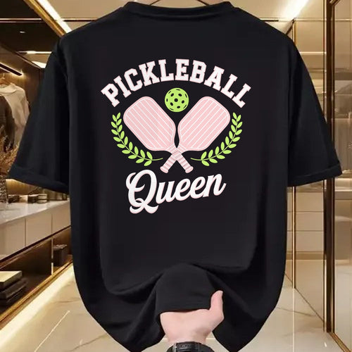 Funny Pickleball Shirt, Pickleball Lover Unisex T-Shirt/Hoodie/Sweatshirt HLT00 - Pickleball Queen Funny Pickleball Player T-Shirt