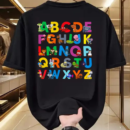Best Student Shirt, Funny Back To School UnisexT-Shirt/Hoodie/Sweatshirt HLT00 - Zoo Animal Alphabet ABCs Animals Learning A-Z ABC Letters T-Shirt