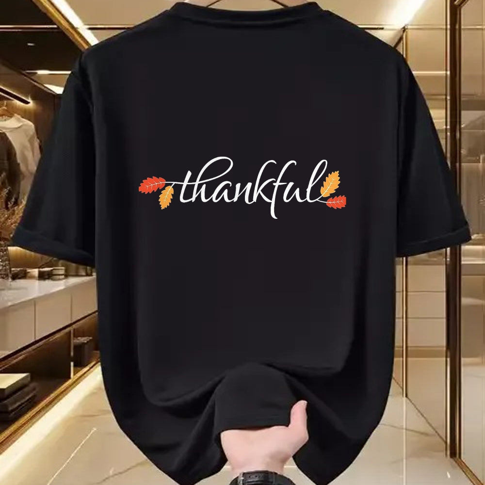Best Thanksgiving Family Shirt , Funny Thanksgiving UnisexT-Shirt/Hoodie/Sweatshirt HLT00 - Thanksgiving Shirt Women Men Family Fall Graphic Thankful T-Shirt, Men, Black, 3X-Large