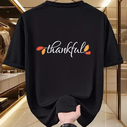 Best Thanksgiving Family Shirt , Funny Thanksgiving UnisexT-Shirt/Hoodie/Sweatshirt HLT00 - Thanksgiving Shirt Women Men Family Fall Graphic Thankful T-Shirt, Men, Black, 3X-Large