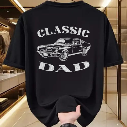 Gift for Dad Shirt, Funny Dad Unisex T-Shirt/Hoodie/Sweatshirt HLT00 – Funny Dad Classic Car Graphic T-Shirt