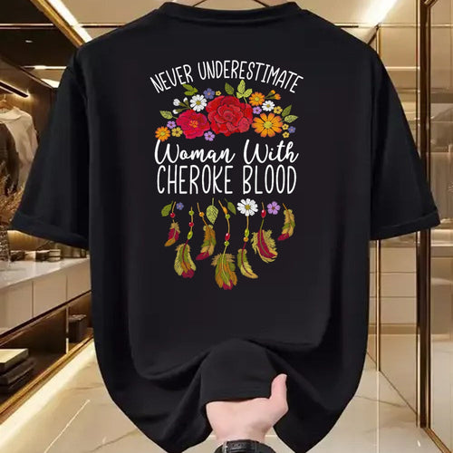Native American T-Shirts, Vintage Native American Unisex T-Shirt/Hoodie/Sweatshirt HLT00 - Cherokee Native American women
