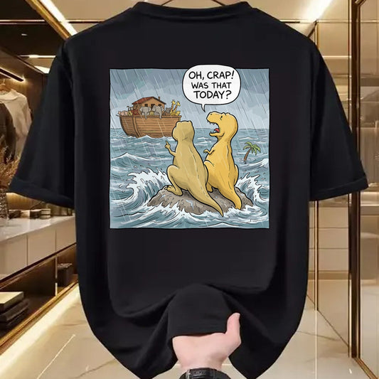 Best Dinosaur Lover Shirt, Funny Dinosaur UnisexT-Shirt/Hoodie/Sweatshirt HLT00 - Jesus Saves Funny Dinosaurs Christian Oh Crap was that Today T-Shirt