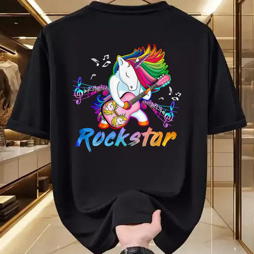Guitar Lover Shirt, Funny Guitar UnisexT-Shirt/Hoodie/Sweatshirt HLT00 - Unicorn Rock Star Guitar Rockin_ Music Singer T-Shirt