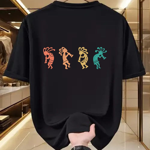 Native American T-Shirts, Vintage Native American Unisex T-Shirt/Hoodie/Sweatshirt HLT00 - Dancing Kokopelli Southwestern USA Native American Symbol
