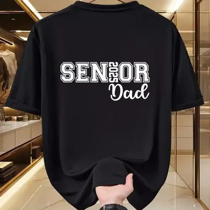 Gift for Dad Shirt, Funny Dad Unisex T-Shirt/Hoodie/Sweatshirt HLT00 – Proud Senior Dad 2025 Senior 2025 Dad Class Of 2025 Father T-Shirt