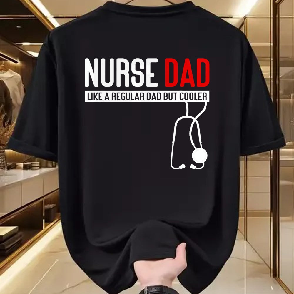Funny Nurse Shirt, Nurse Unisex T-Shirt/Hoodie/Sweatshirt HLT00 - Nurse Dad Like Regular Dad but Cooler - Nurse Dad T-Shirt