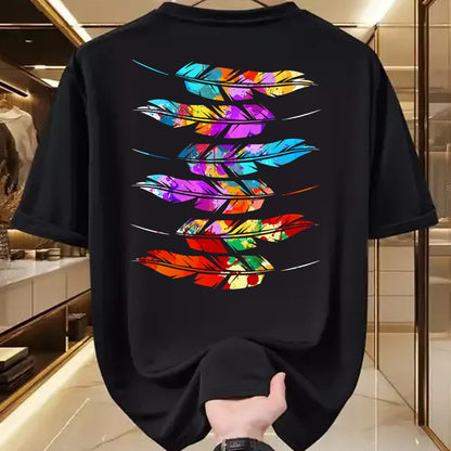 Native American T-Shirts, Vintage Native American Unisex T-Shirt/Hoodie/Sweatshirt HLT00 - Colorful Feathers American Indian Pride Native American